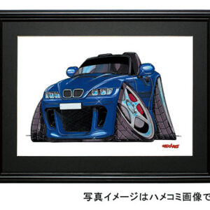 【KOOLART】ＢＭＷ　Z3（青・左向）のイラスト P0015