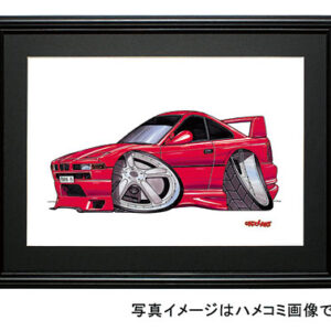 【KOOLART】BMW E31 8シリーズ（赤）のイラスト P0391