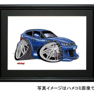 【KOOLART】BMW Z3 クーペ（青）のイラスト P0394