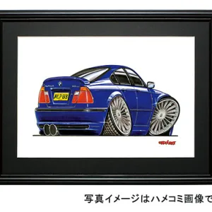 【KOOLART】BMW E46（アルピナ）のイラスト P0421