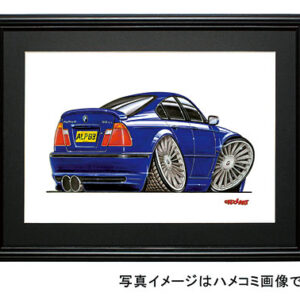 【KOOLART】BMW E46（アルピナ）のイラスト P0421