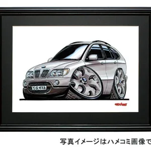 【KOOLART】BMW X5(横)のイラスト P0475
