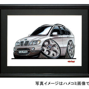 【KOOLART】BMW X5（横）のイラスト P0475