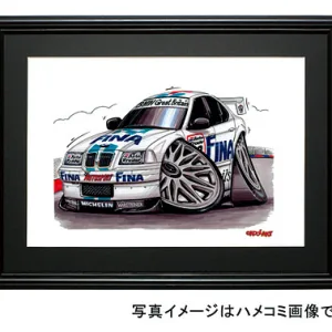 【KOOLART】BMW E36 （ツーリングカー）のイラスト P0574