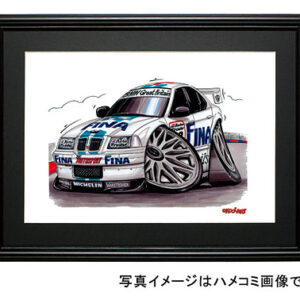【KOOLART】BMW E36 （ツーリングカー）のイラスト P0574
