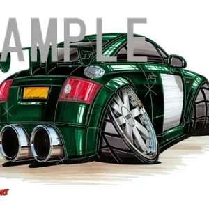 【KOOLART】アウディ TT RACER のイラスト P1060