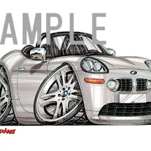 【KOOLART】BMW Z8（銀）のイラスト P1072