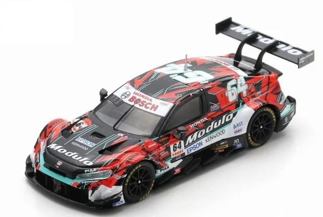 1/64 ホンダ モデューロ シビック タイプR-GT Modulo ナカジマレーシング ＃64 GT500 スーパーGT 2025 伊沢拓也 大草りき 64SGT25064 - 画像 (2)