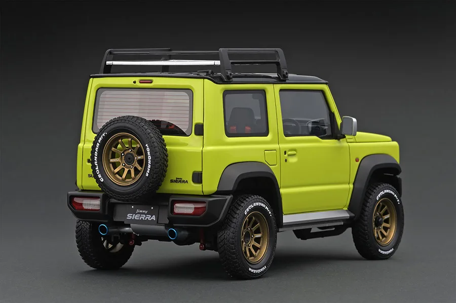 ignitionmodel 1/18 スズキ ジムニー シエラ JC (JB74W) リフトアップ キネティックイエロー/ブラック IG1703 - 画像 (2)