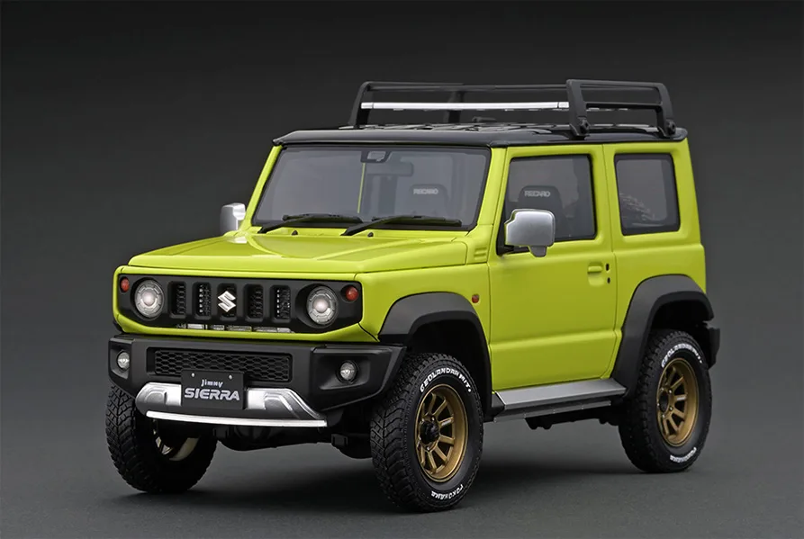 ignitionmodel 1/18 スズキ ジムニー シエラ JC (JB74W) リフトアップ キネティックイエロー/ブラック IG1703