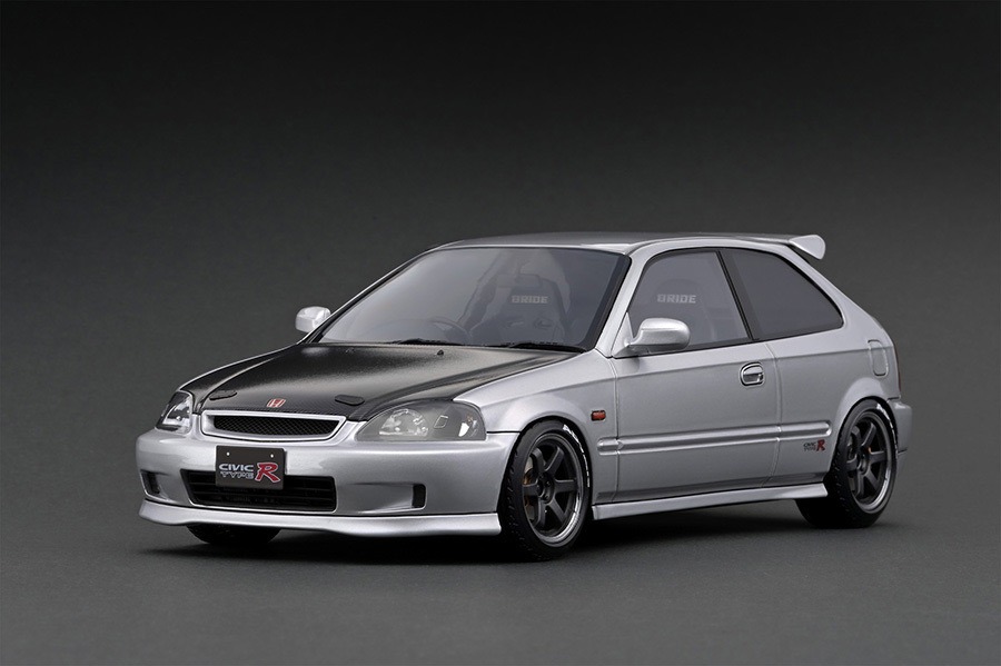 1/32 6台セット ホンダ シビック EK プルバック ignitionmodel 1/18 ホンダ シビック (EK9) Type R シルバー IG2678