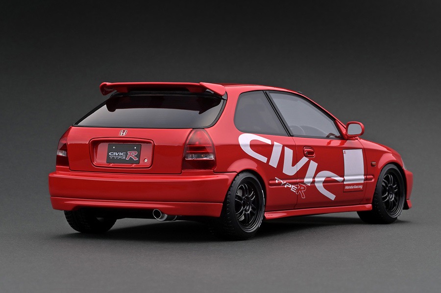 ホンダ　シビック　EF9 EG6 EK9 EK4 インテークマニホールド ignitionmodel 1/18 ホンダ シビック (EK9) Type R レッド IG2680