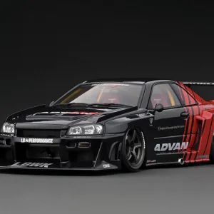 ignitionmodel 1/18 LB-ER34 スーパーシルエット スカイライン ブラック/レッド IG2703