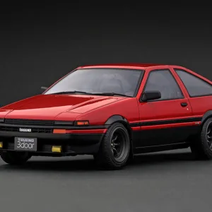 ignitionmodel 1/18 トヨタ スプリンター トレノ 3ドア GT Apex (AE86) レッド/ブラック IG2790