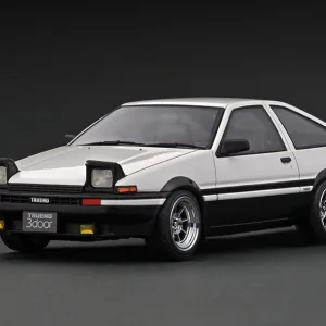 ignitionmodel 1/18 トヨタ スプリンター トレノ 3ドア GT Apex (AE86) ホワイト/ブラック IG2791