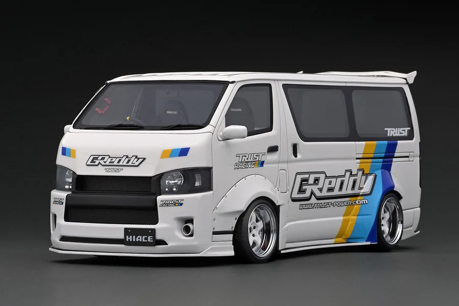ignitionmodel 1/18 ティエスディ ワークス ハイエース ホワイト IG2810