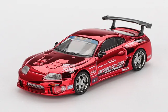 1/64 トヨタ スープラ (A80) GT-300 Top Secret レッドクローム(右ハンドル) MGT1132-R - 画像 (2)