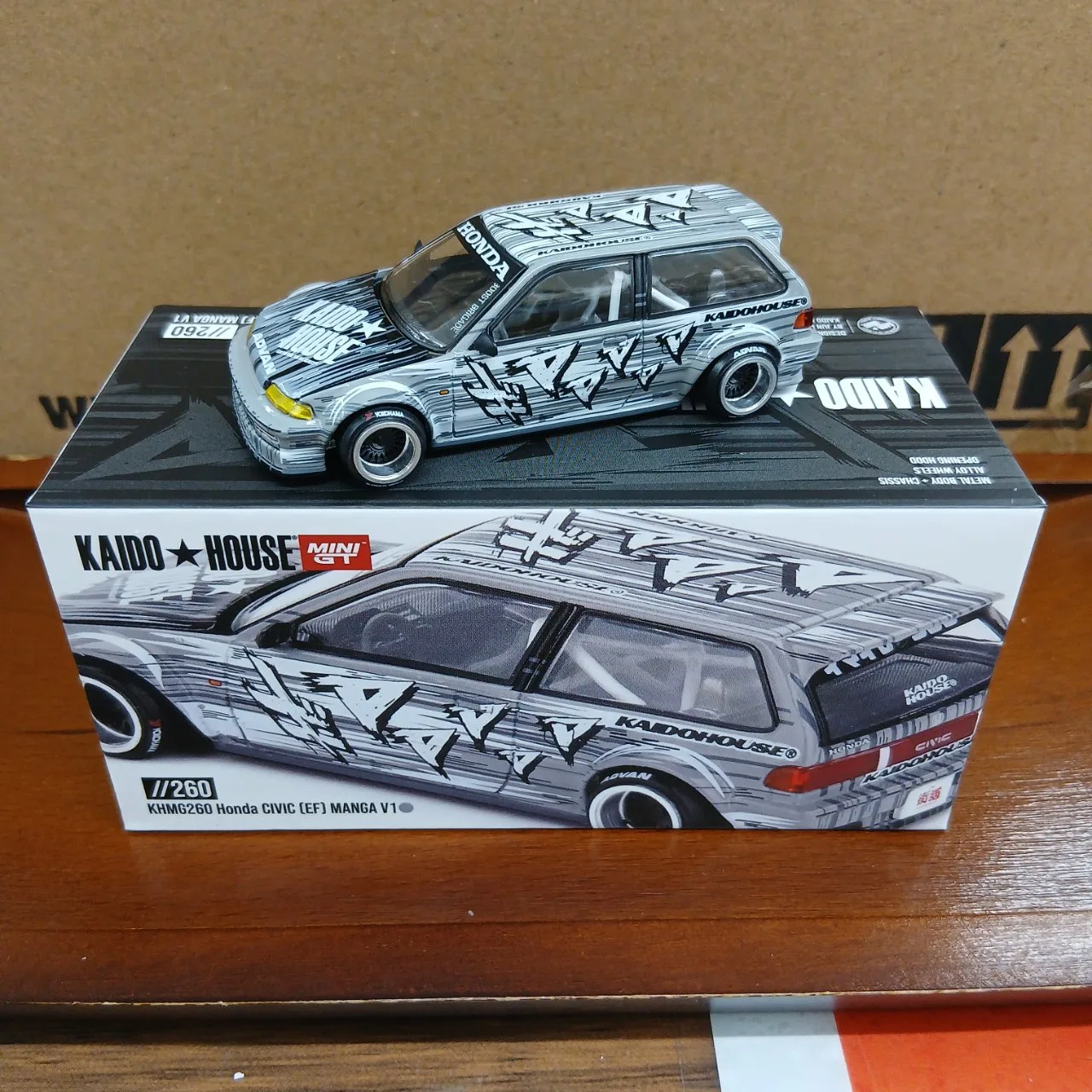 1/64 Honda シビック EF Kaido マンガ V1(左ハンドル) KHMG260