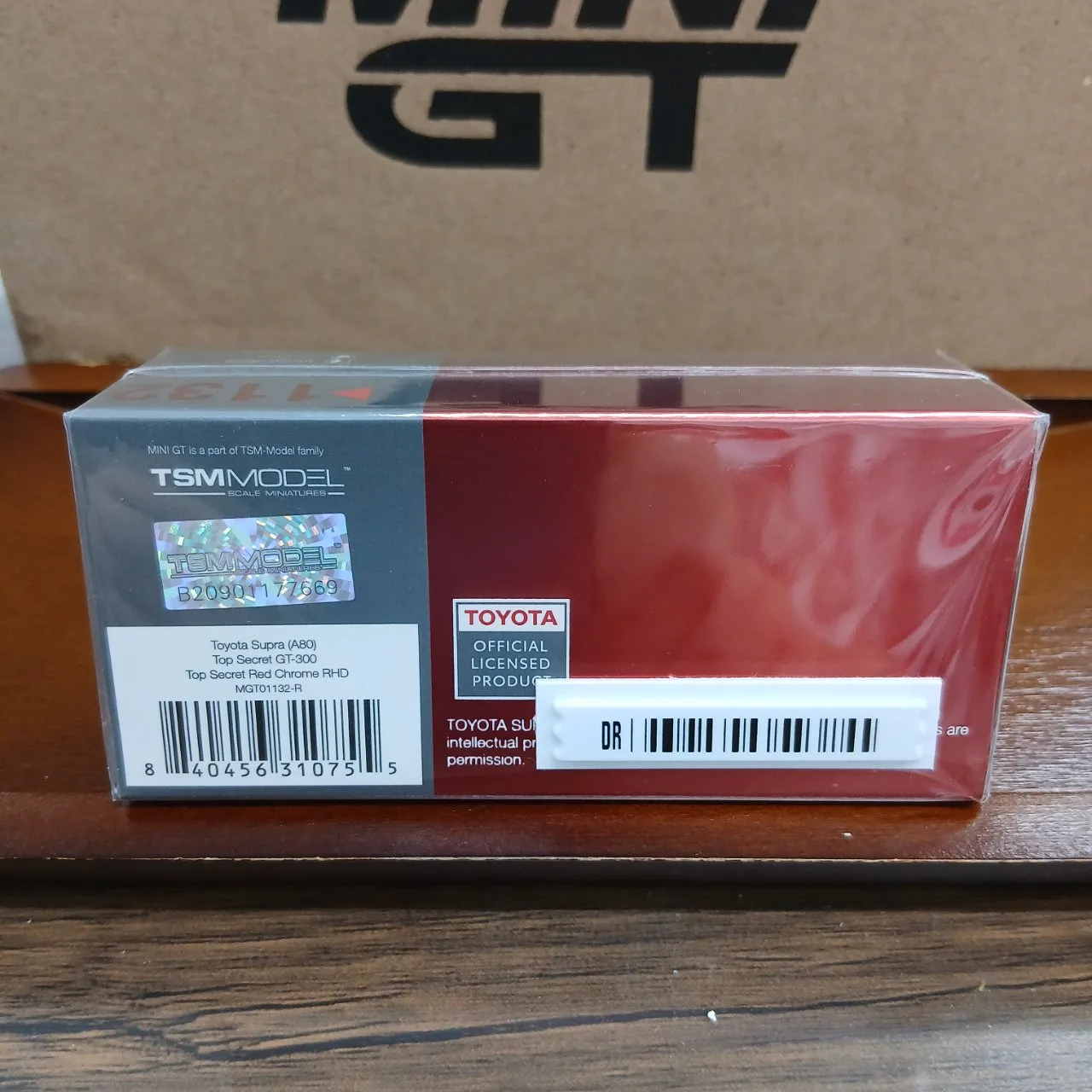 1/64 トヨタ スープラ (A80) GT-300 Top Secret レッドクローム(右ハンドル) MGT1132-R - 画像 (6)