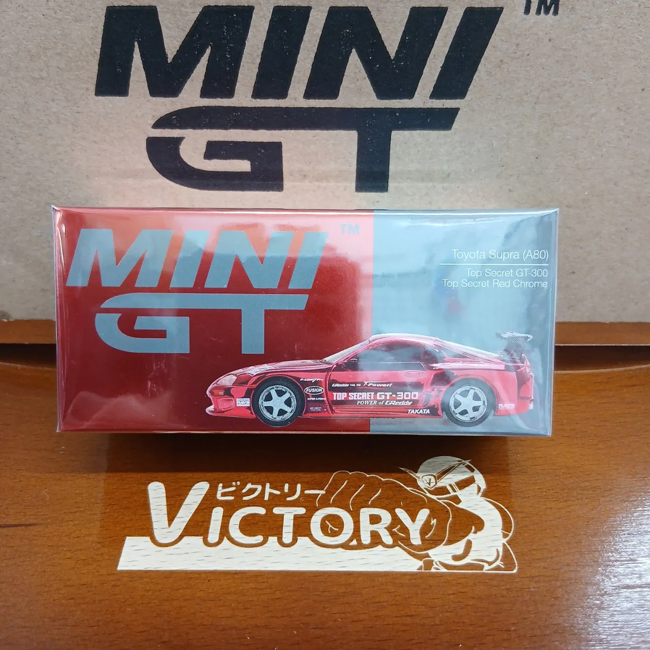 1/64 トヨタ スープラ (A80) GT-300 Top Secret レッドクローム(右ハンドル) MGT1132-R