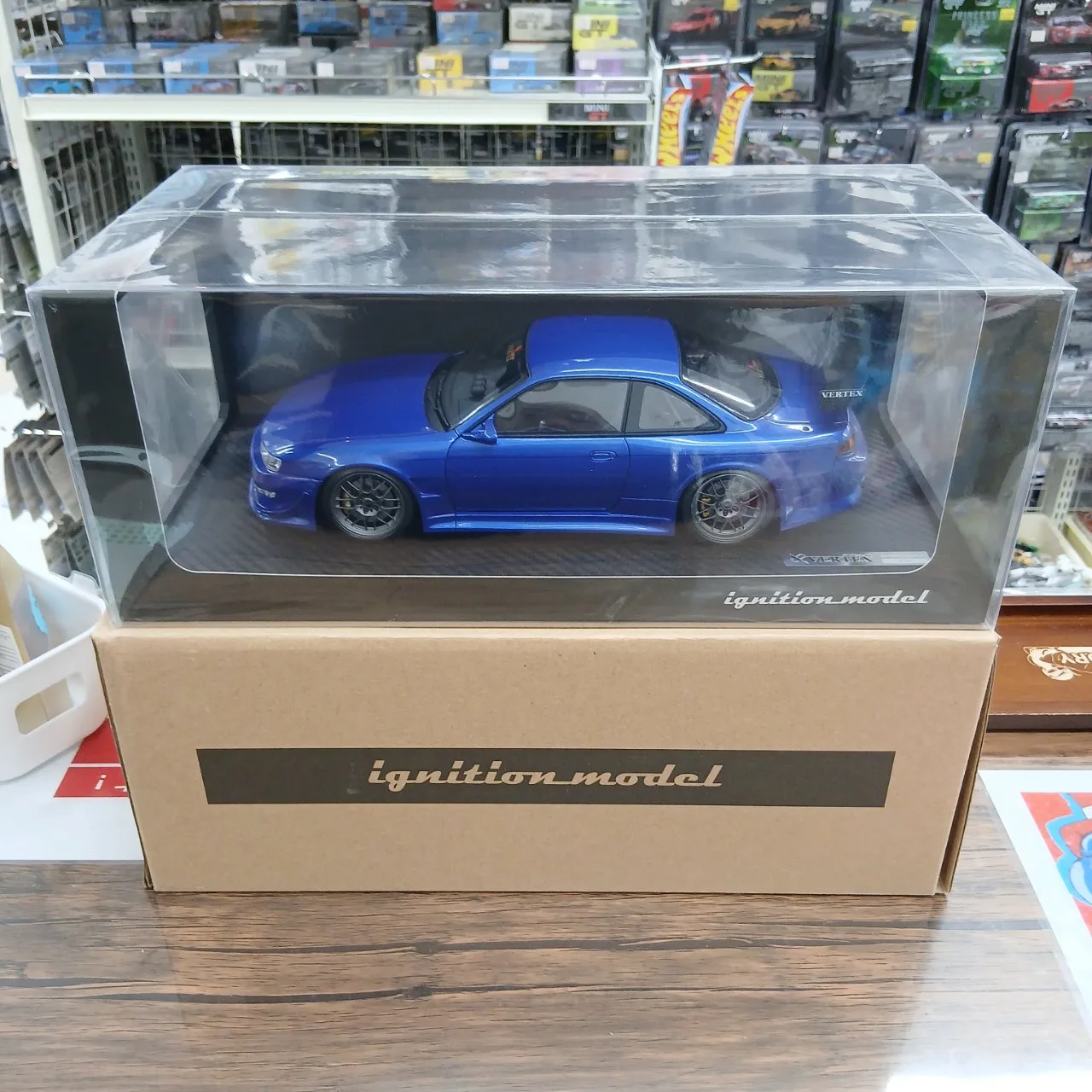 ignitionmodel 1/18 ヴェルテクス S14 シルビア ブルーメタリック IG3085 - 画像 (3)