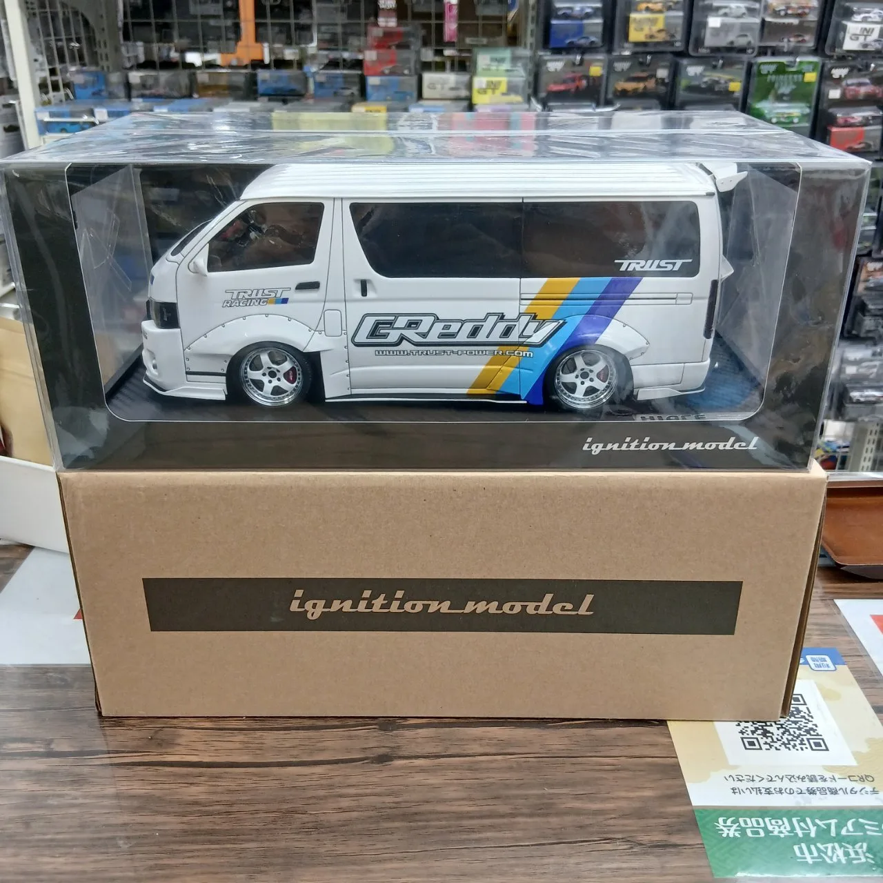 ignitionmodel 1/18 ティエスディ ワークス ハイエース ホワイト IG2810 - 画像 (3)