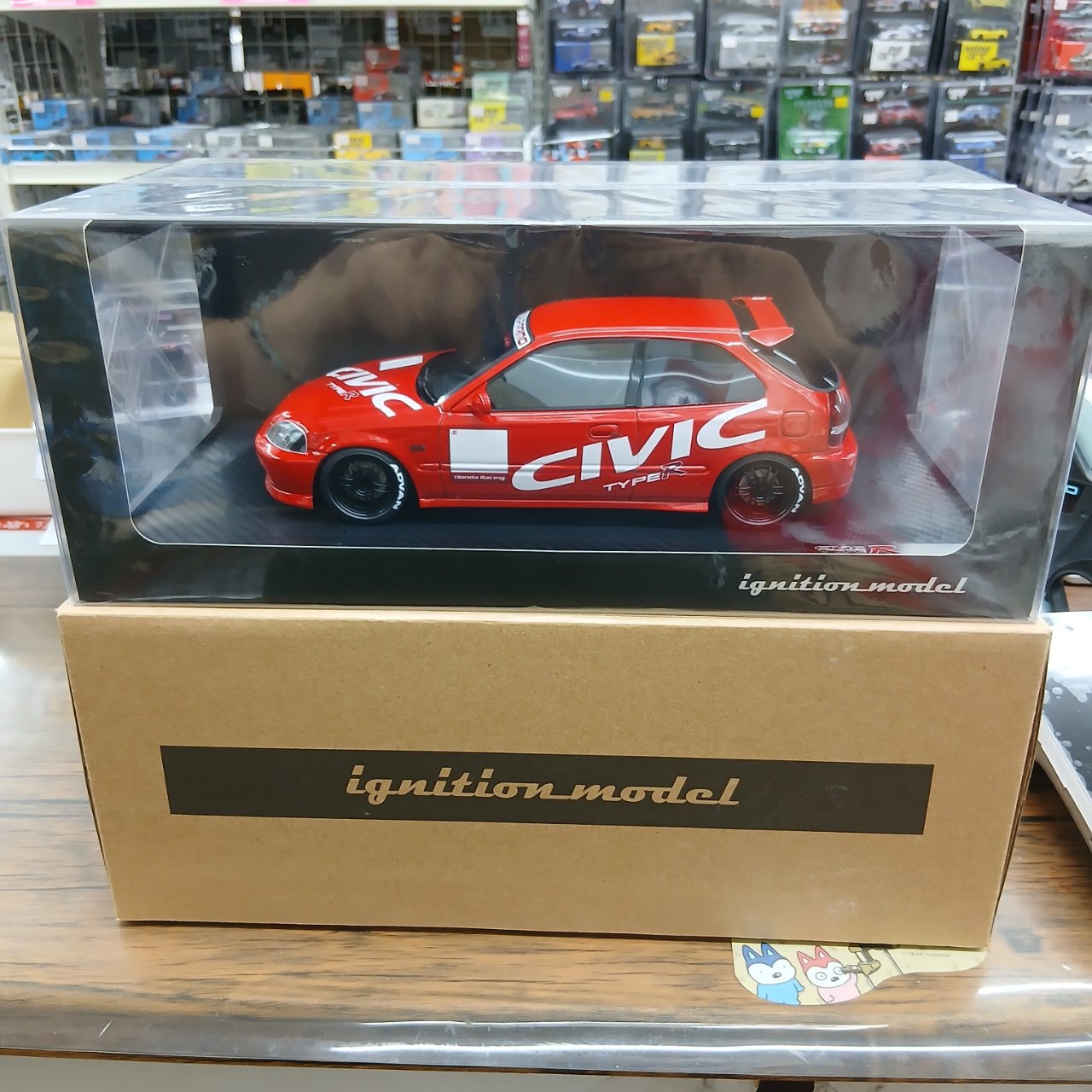 ignitionmodel 1/18 ホンダ シビック (EK9) Type R レッド IG2680