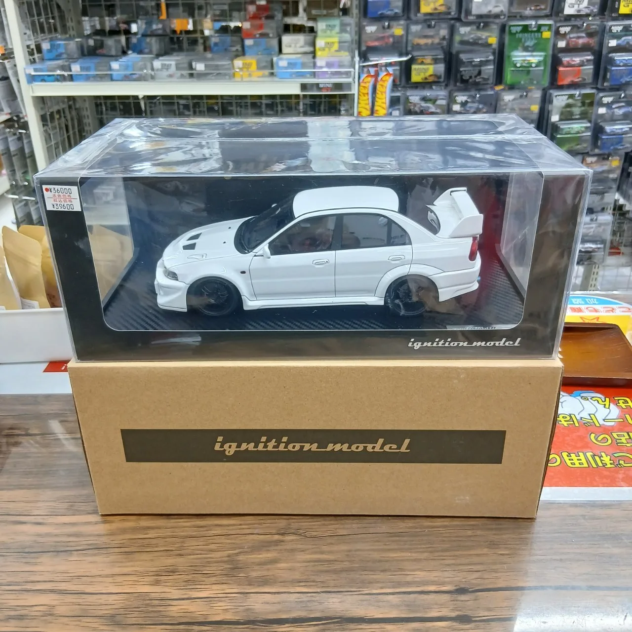 ignitionmodel 1/18 ミツビシ ランサー・エボリューション 6 GSR T.M.E (CP9A) ホワイト IG3663 - 画像 (3)