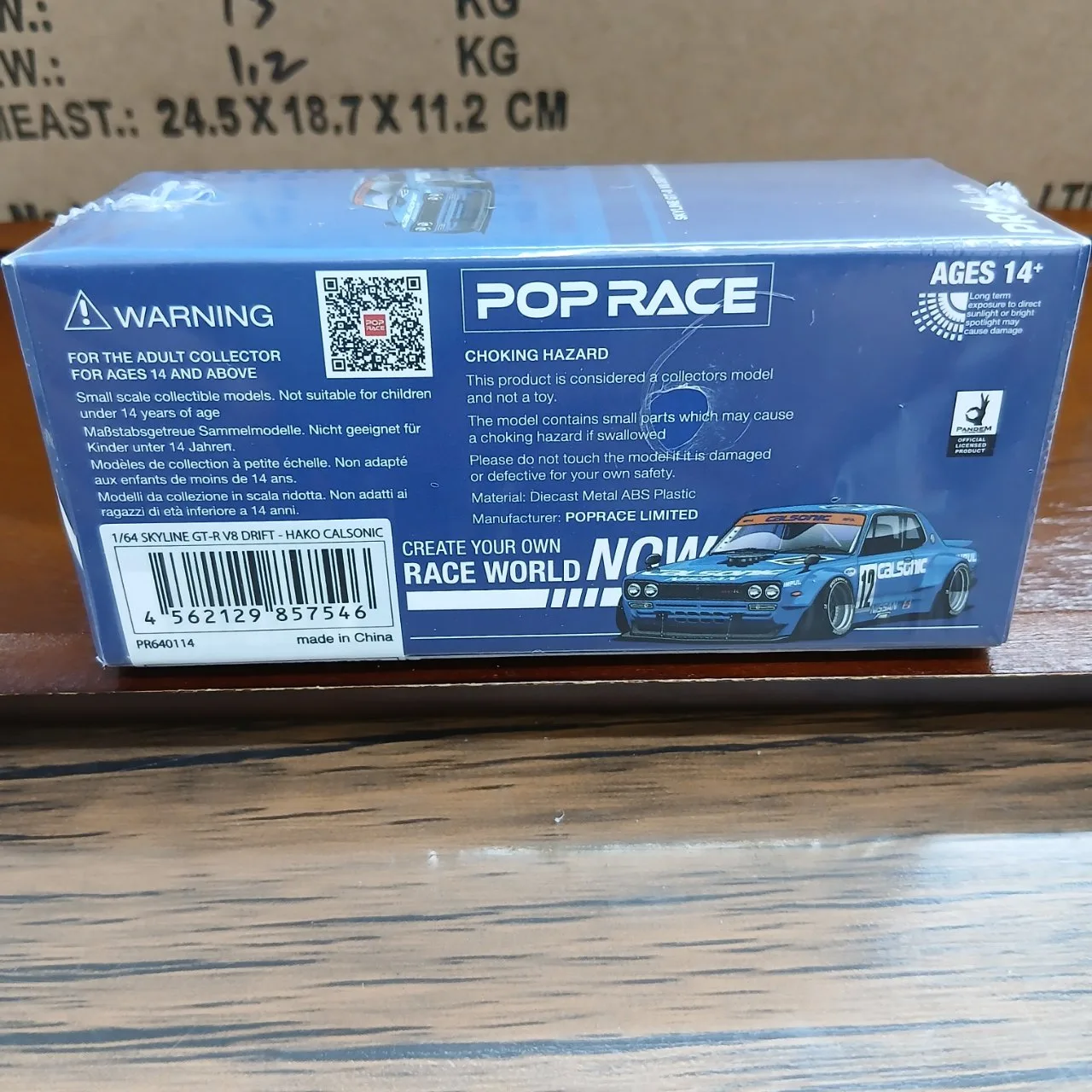 1/64 スカイライン GTR V8ドリフト（ハコスカ）カルソニック PR64-114 - 画像 (7)