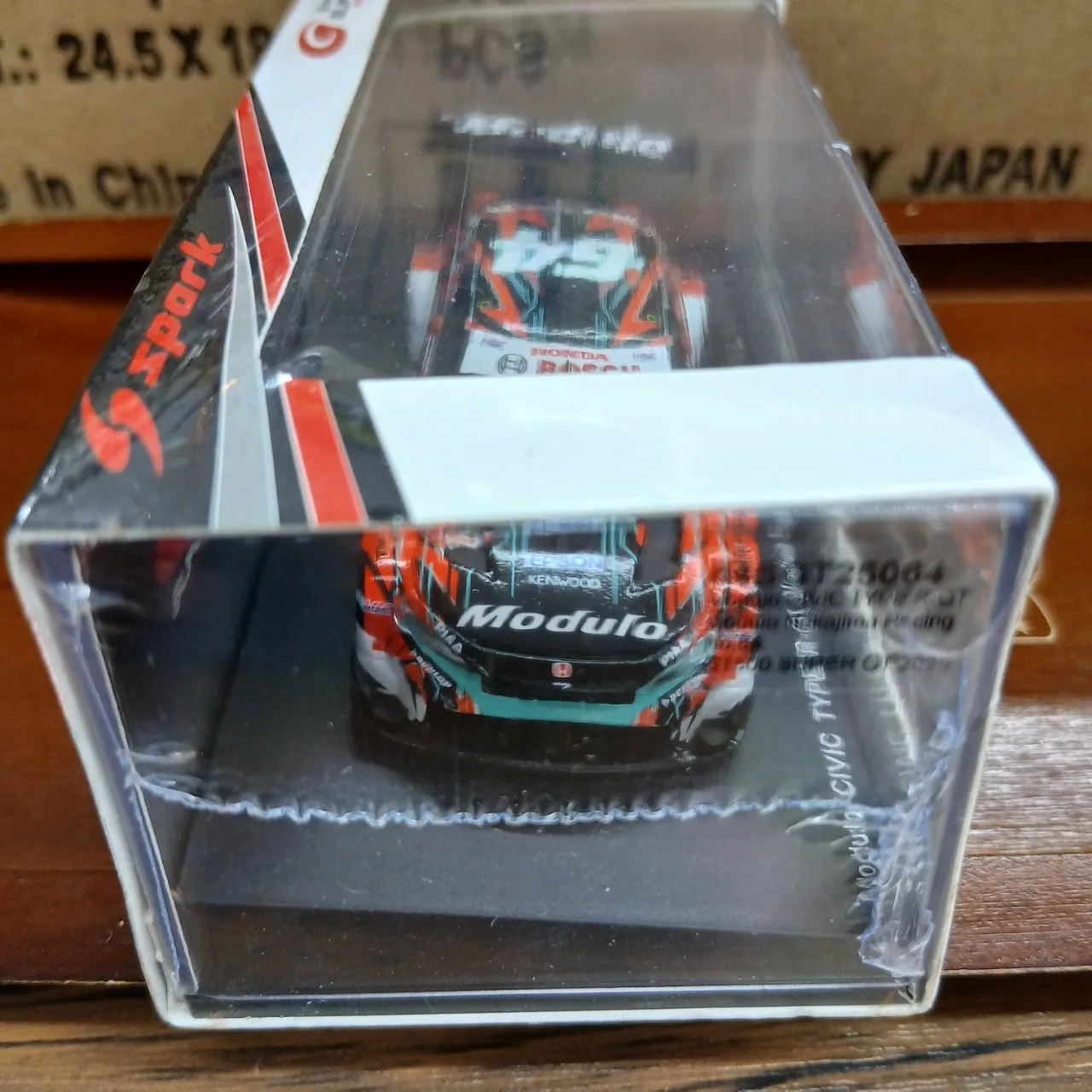 1/64 ホンダ モデューロ シビック タイプR-GT Modulo ナカジマレーシング ＃64 GT500 スーパーGT 2025 伊沢拓也 大草りき 64SGT25064 - 画像 (4)