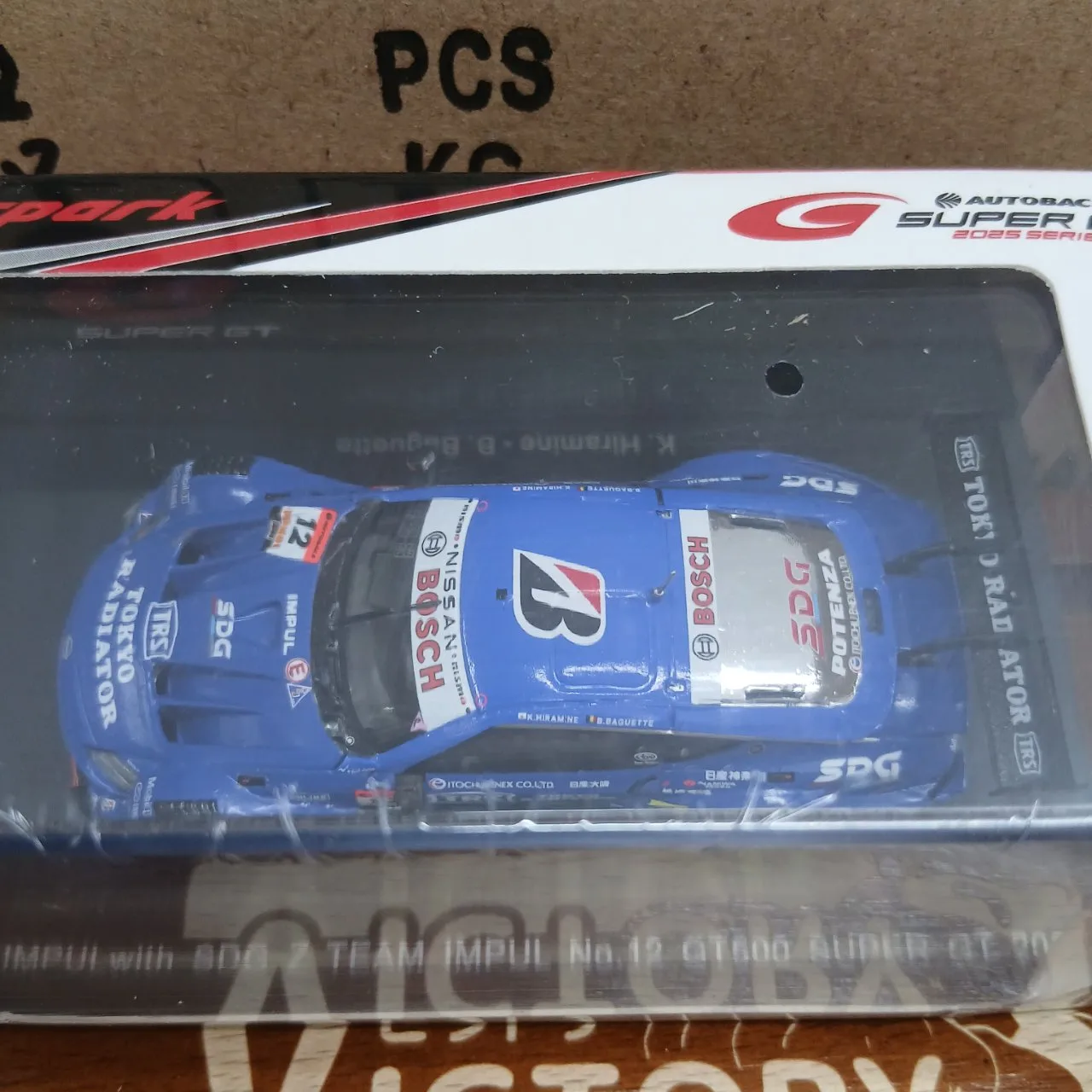 1/64 ニッサン TRS IMPULwith SDG Z チーム インパル ＃12 スーパーGT 2025 GT500 ＃12 平峰一貴 ベルトラン・バゲット 64SGT25012 - 画像 (5)