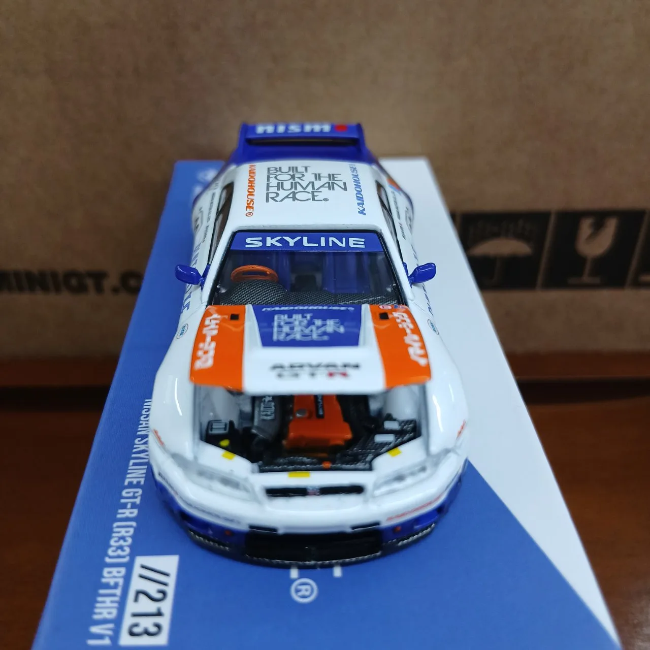1/64 ニッサン スカイライン GT-R R33 BFTHR V1(右ハンドル) KHMG213 - 画像 (4)