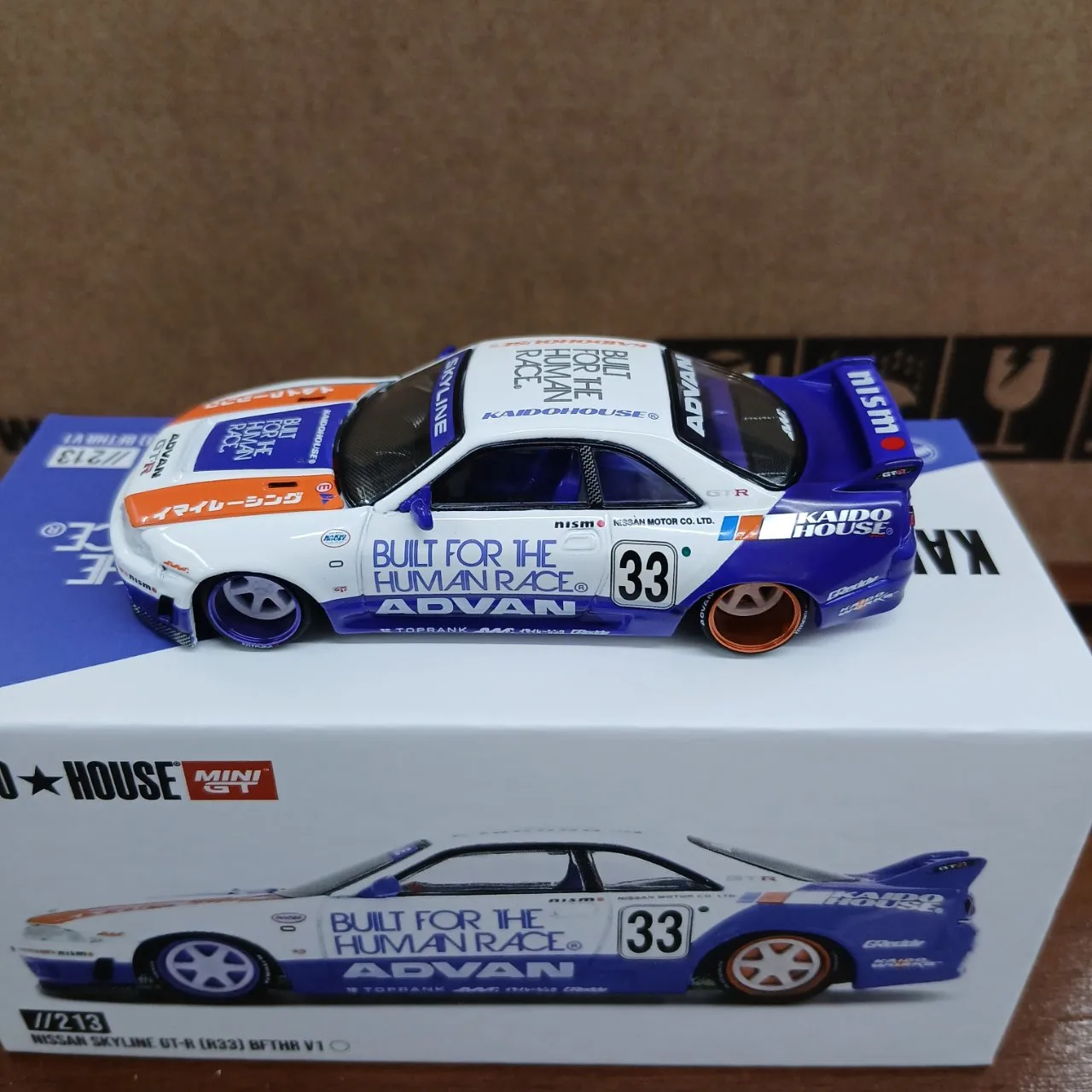 1/64 ニッサン スカイライン GT-R R33 BFTHR V1(右ハンドル) KHMG213 - 画像 (3)
