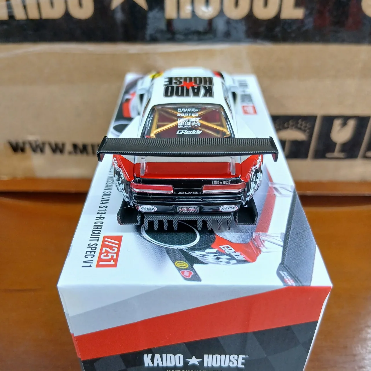 1/64 ニッサン シルビア S13-R サーキット スペック V1(右ハンドル) KHMG251 - 画像 (8)