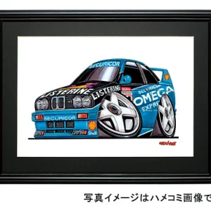 【KOOLART】BMW E30 M3 ツーリングカーのイラスト P0579