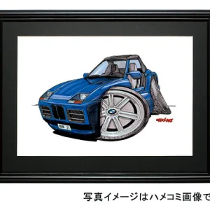 【KOOLART】BMW Z1（青）のイラスト P0706