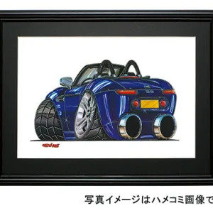 【KOOLART】BMW Z8（青・後ろ）のイラスト P0729