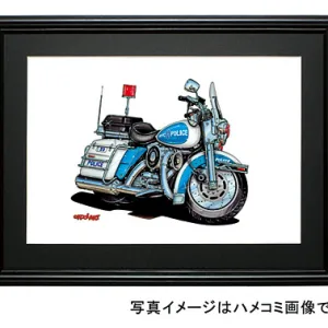 【KOOLART】Harley　ハーレーNYPDのイラスト P0734