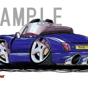 【KOOLART】TVR GRIFFITH BLUE のイラスト P0220