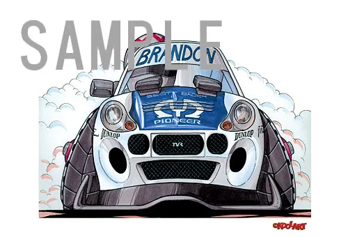 【KOOLART】TVR TUSCAN PIONEER LIVERY のイラスト P0329