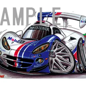 【KOOLART】 DODGE VIPER SPORTS CAR 99 のイラスト P0397