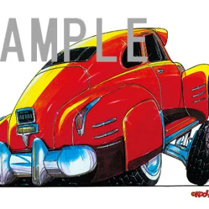 【KOOLART】キャデラック 1947 LOW RIDER のイラスト P0833