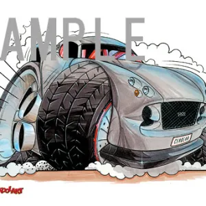 【KOOLART】TVR CERBERA のイラスト P0977