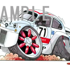 【KOOLART】アバルト 1000CTR のイラスト P1442