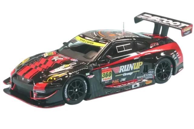 1/64 RUNUP RIVAUX GT-R TOMEI SPORTS #360 GT300 SUPER GT 2025 青木孝行 荒川麟 64SGT25360 - 画像 (2)