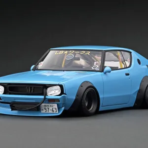 ignitionmodel 1/18 LB-WORKS ケンメリ 2ドア ライトブルー IG3219