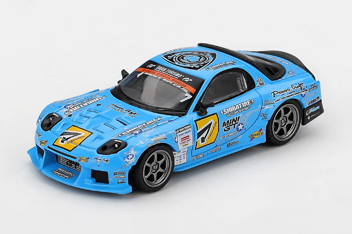 1/64 マツダ RX-7 RE雨宮 2025 D1 GP(右ハンドル)  MGT01195-R - 画像 (2)