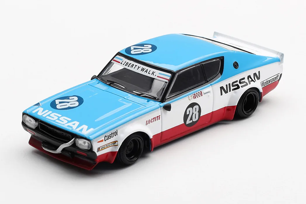 1/64 ニッサン スカイライン ケンメリ リバティーウォーク Nissan Racing '75 コンセプト(右ハンドル)  MGT01212-R - 画像 (2)