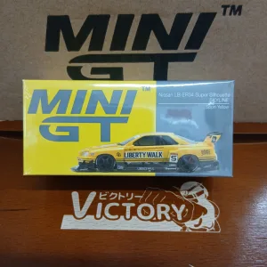 1/64 Nissan LB-ER34 Super Silhouette スカイライン スポーツイエロー(右ハンドル) MGT01182-R