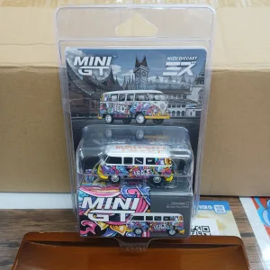 1/64 フォルクスワーゲン T1 マイクロバス ミズ デザイン(左ハンドル) MGT01191-BL ブリスターパック